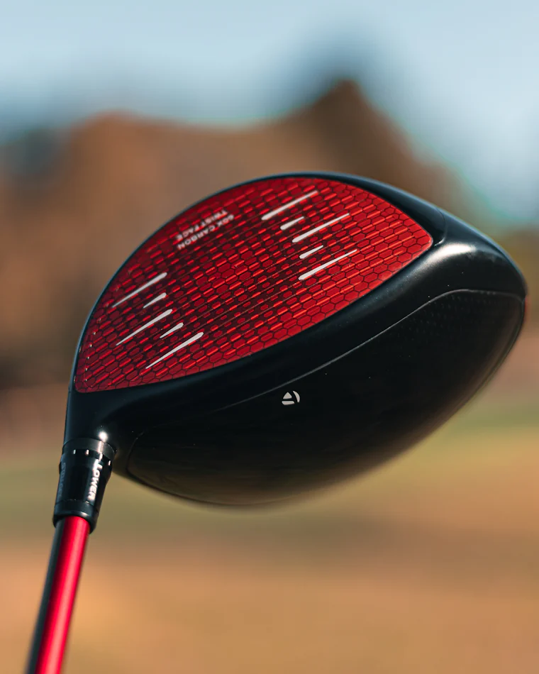 Close-up of a modern driver head